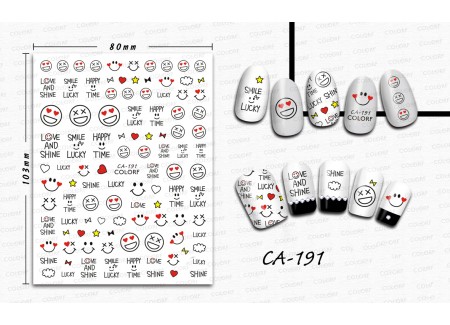 3D Nail Stickers - CA-191